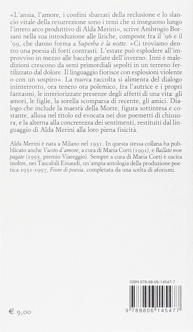 SUPERBA È LA NOTTE