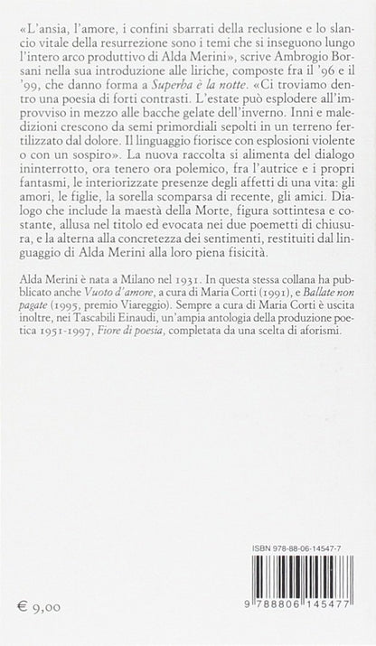 SUPERBA È LA NOTTE