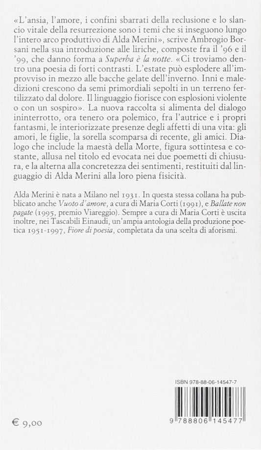 SUPERBA È LA NOTTE