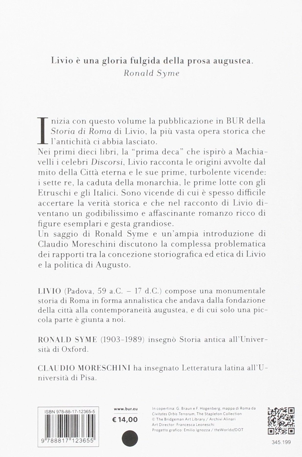 STORIA DI ROMA DALLA SUA FONDAZIONE. TESTO LATINO A FRONTE. VOL. 1: LIBRI 1-2