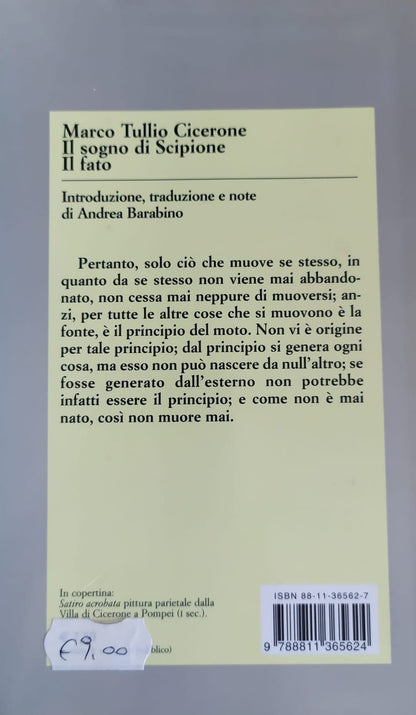 IL SOGNO DI SCIPIONE-IL FATO. TESTO LATINO A FRONTE