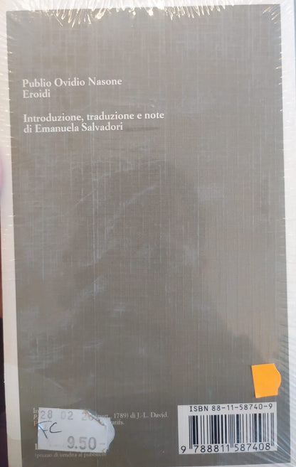 EROIDI. TESTO ORIGINALE A FRONTE