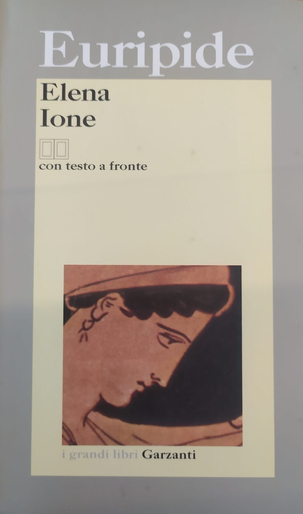 ELENA-IONE. TESTO GRECO A FRONTE