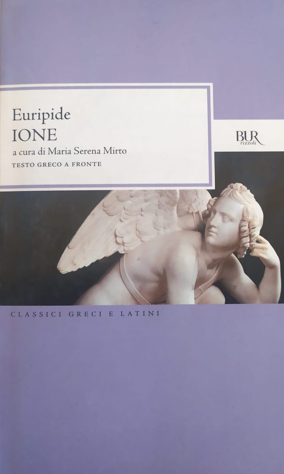 IONE. TESTO GRECO A FRONTE