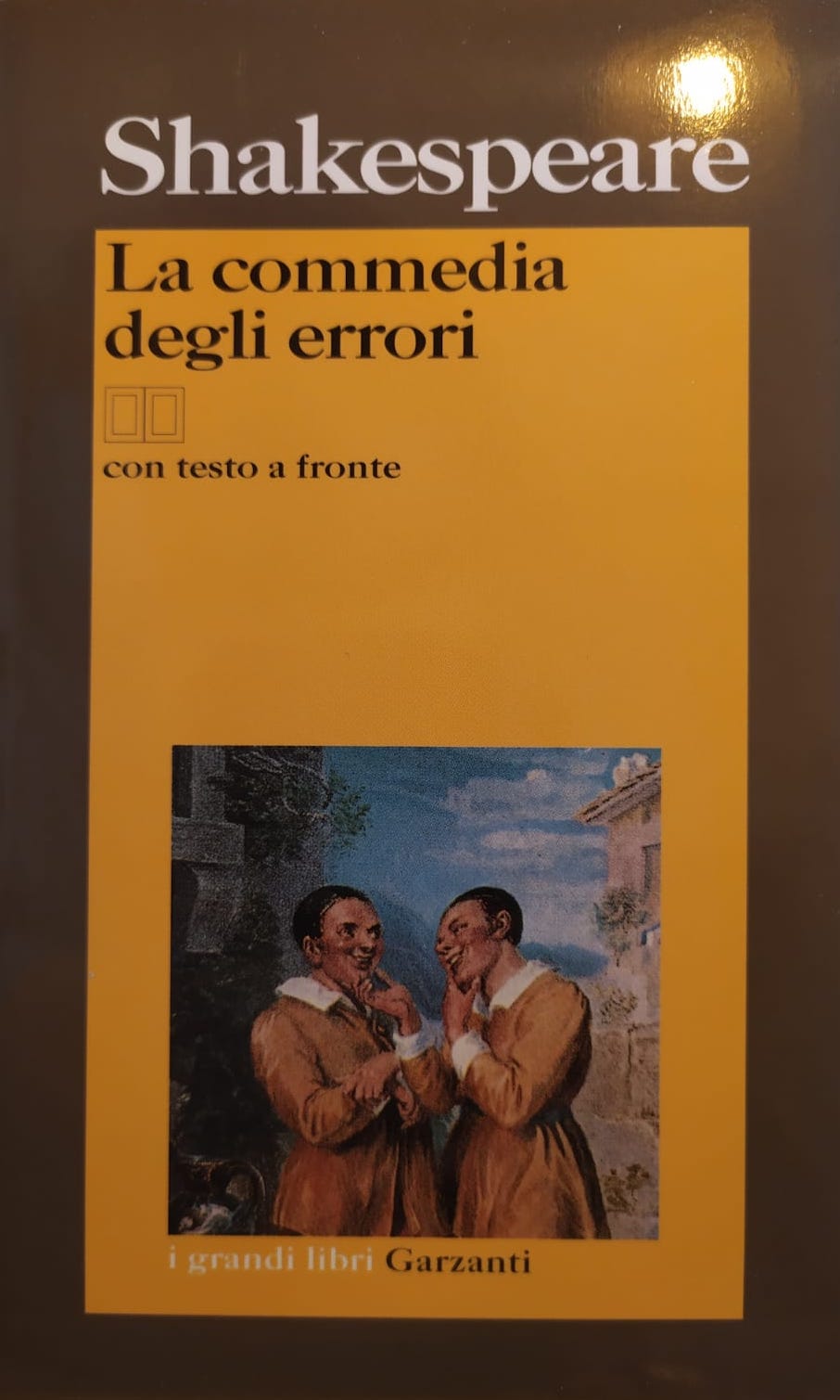 LA COMMEDIA DEGLI ERRORI. TESTO INGLESE A FRONTE