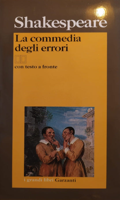 LA COMMEDIA DEGLI ERRORI. TESTO INGLESE A FRONTE