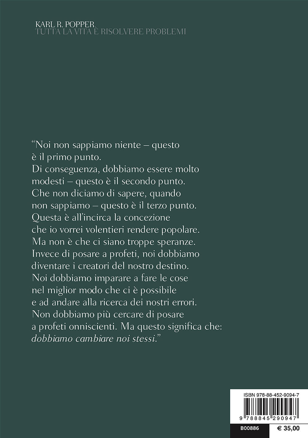 TUTTA LA VITA È RISOLVERE PROBLEMI