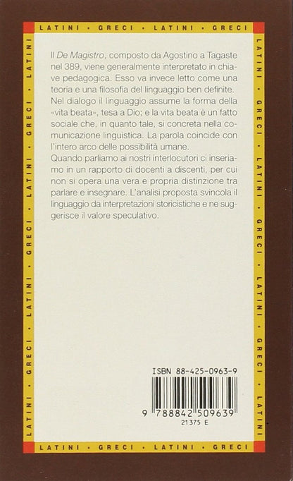 DE MAGISTRO-IL MAESTRO