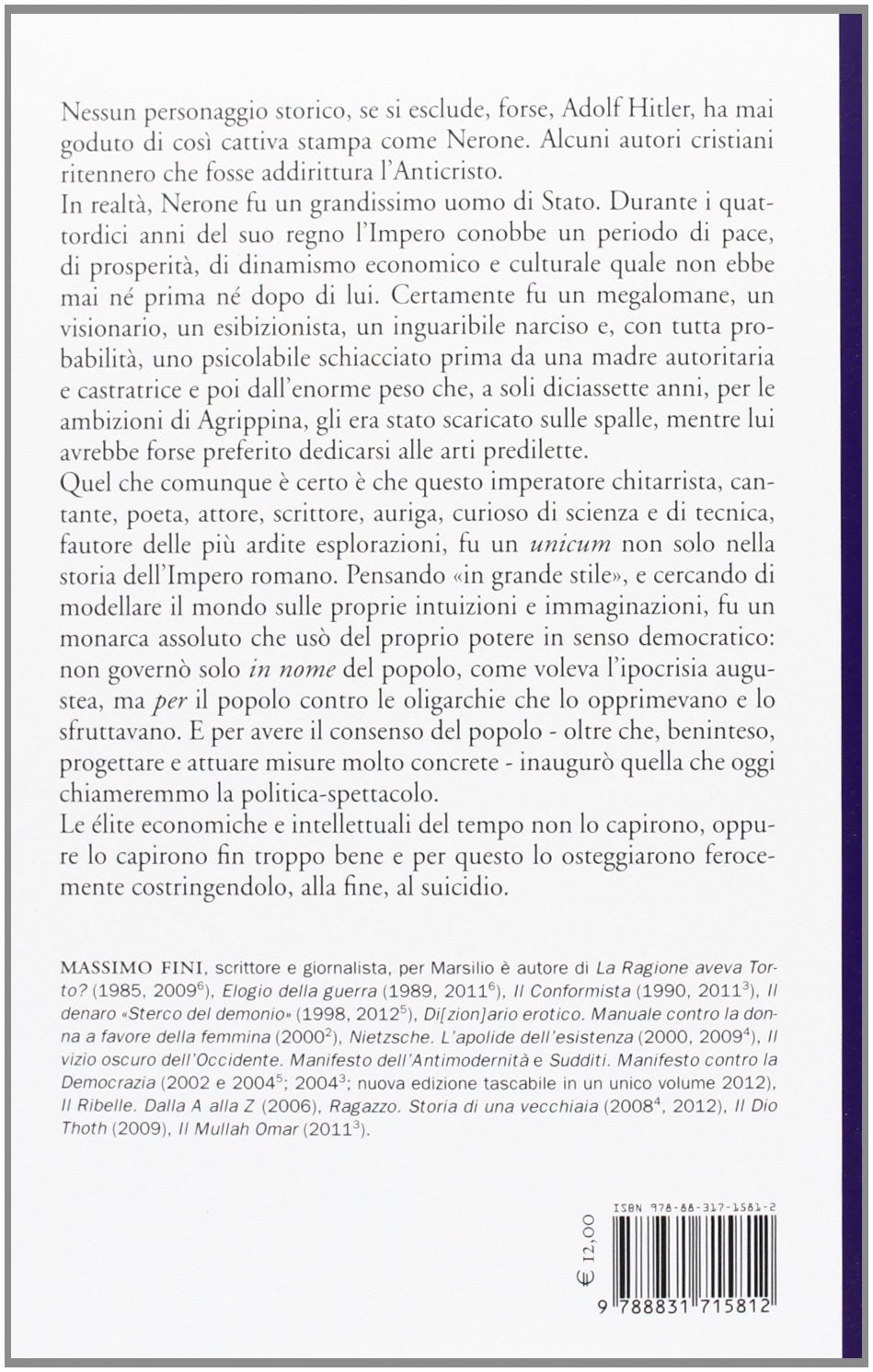 NERONE. DUEMILA ANNI DI CALUNNIE