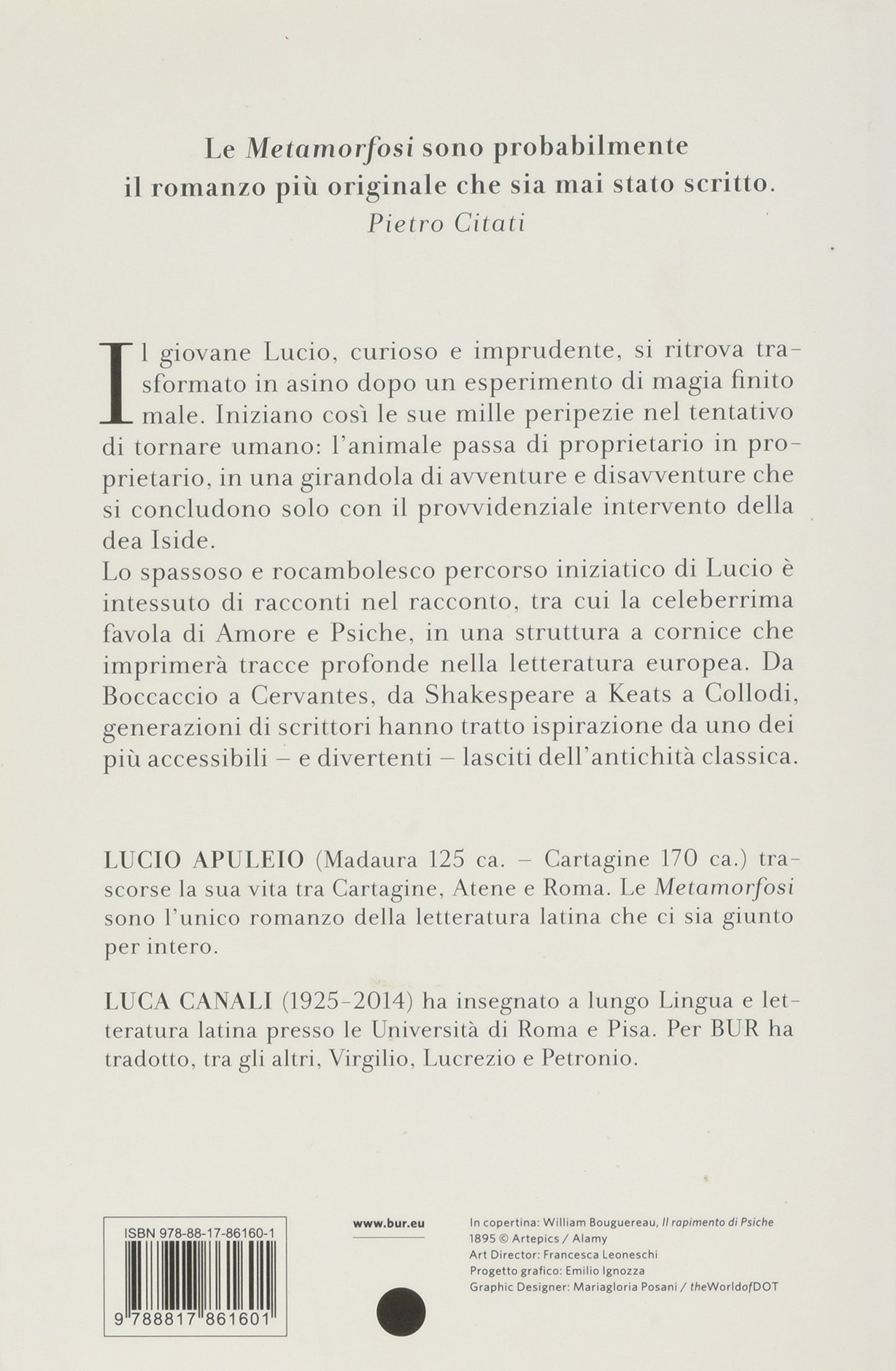 L'ASINO D'ORO O LE METAMORFOSI