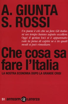 CHE COSA SA FARE L'ITALIA. LA NOSTRA ECONOMIA DOPO LA GRANDE CRISI