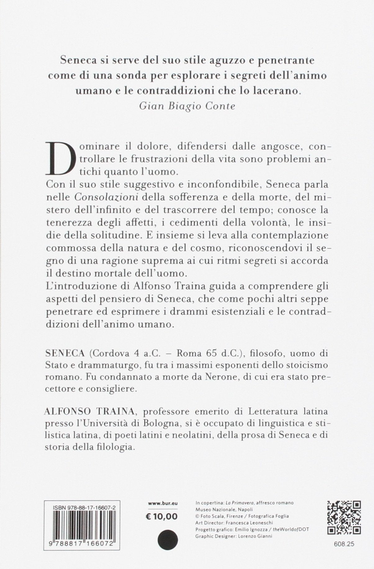 LE CONSOLAZIONI, A MARCIA, ALLA MADRE ELVIA, A POLIBIO