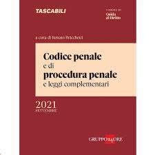 CODICE PENALE E DI PROCEDURA PENALE. SETTEMBRE 2021