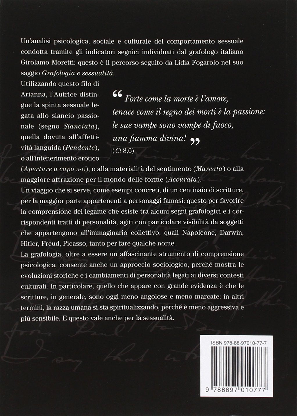 GRAFOLOGIA E SESSUALITÀ. UN'ANALISI PSICOLOGICA, SOCIALE E CULTURALE DEL COMPORTAMENTO SESSUALE