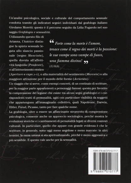 GRAFOLOGIA E SESSUALITÀ. UN'ANALISI PSICOLOGICA, SOCIALE E CULTURALE DEL COMPORTAMENTO SESSUALE