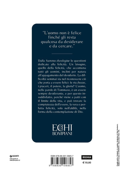 IL PRIMO BENE DEVE ESSERE DENTRO DI NOI. LA FELICITÀ. EDIZ. BILINGUE