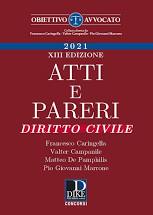 ATTI E PARERI DI DIRITTO CIVILE