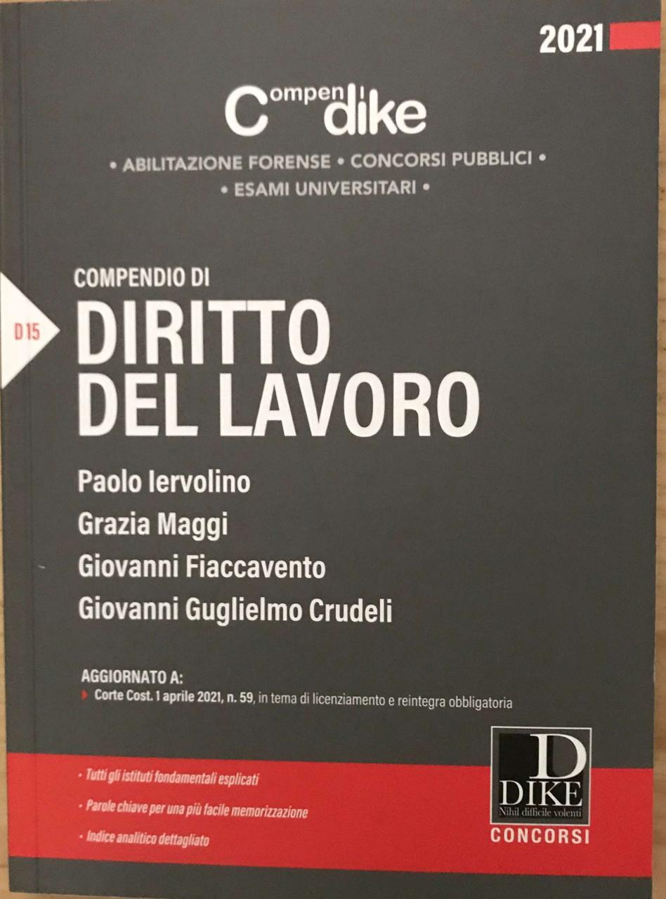 COMPENDIO DI DIRITTO DEL LAVORO