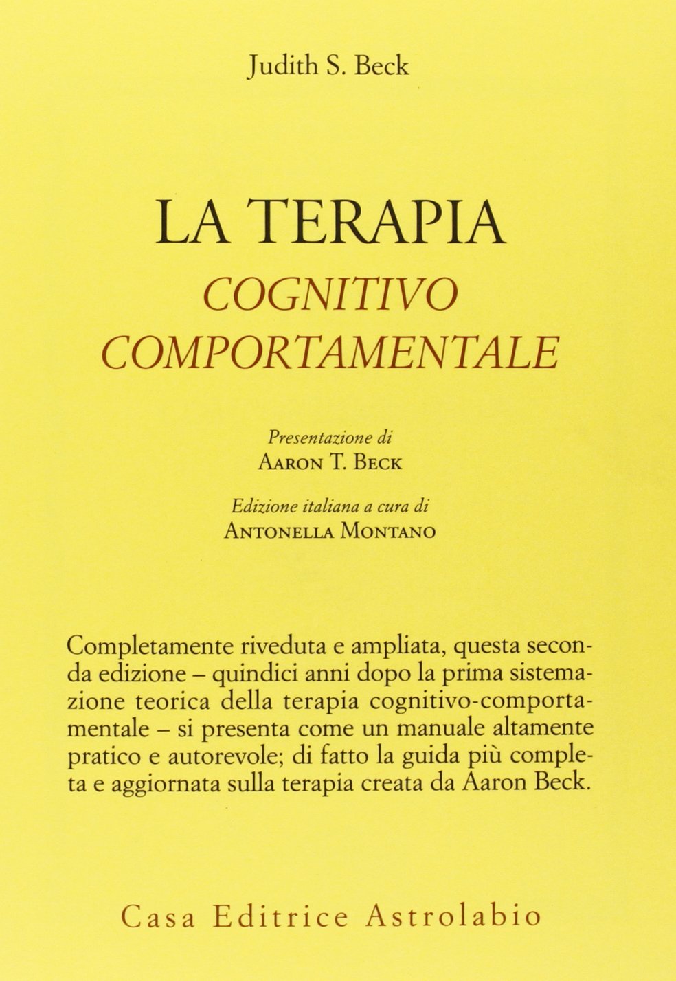 LA TERAPIA COGNITIVO COMPORTAMENTALE