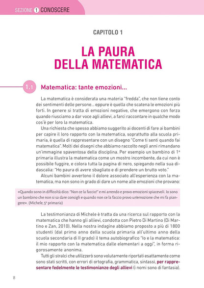 MIO FIGLIO HA PAURA DELLA MATEMATICA