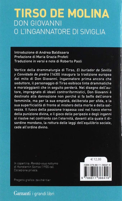 L'INGANNATORE DI SIVIGLIA. TESTO SPAGNOLO A FRONTE