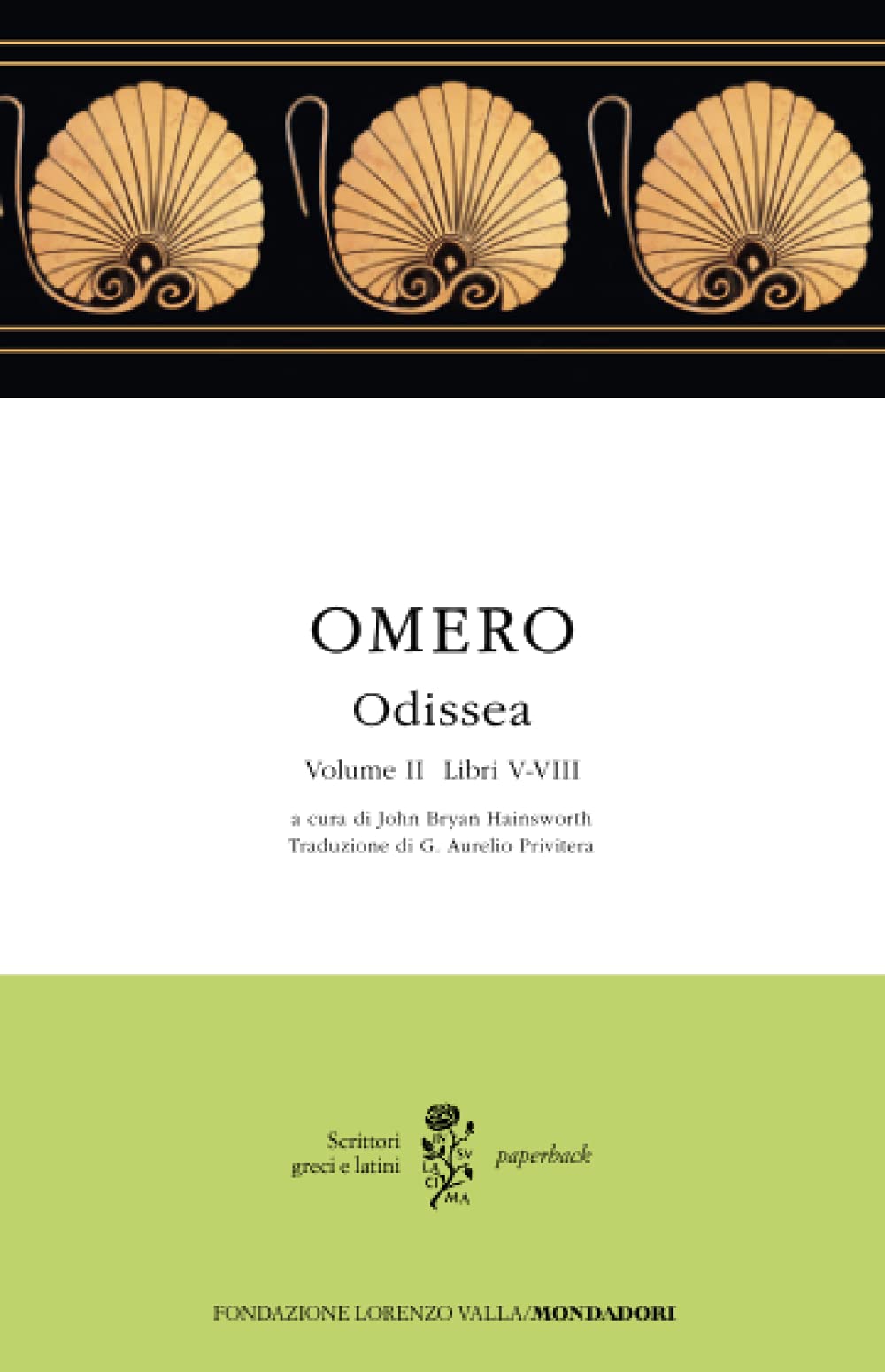 ODISSEA. TESTO GRECO A FRONTE. VOL. 2: LIBRI V-VIII.