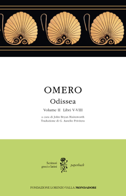 ODISSEA. TESTO GRECO A FRONTE. VOL. 2: LIBRI V-VIII.