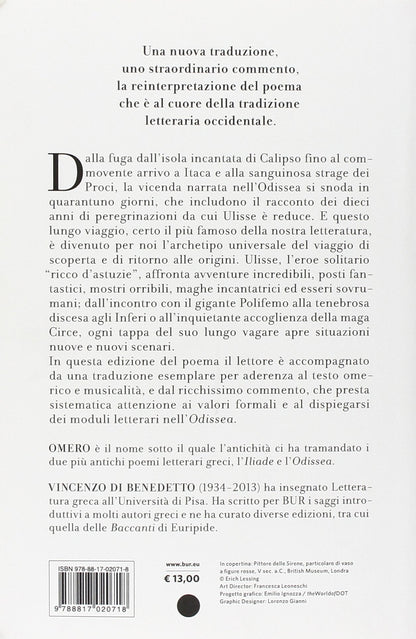 ODISSEA. TESTO GRECO A FRONTE
