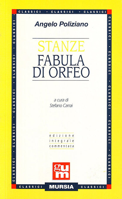STANZE-FABULA DI ORFEO