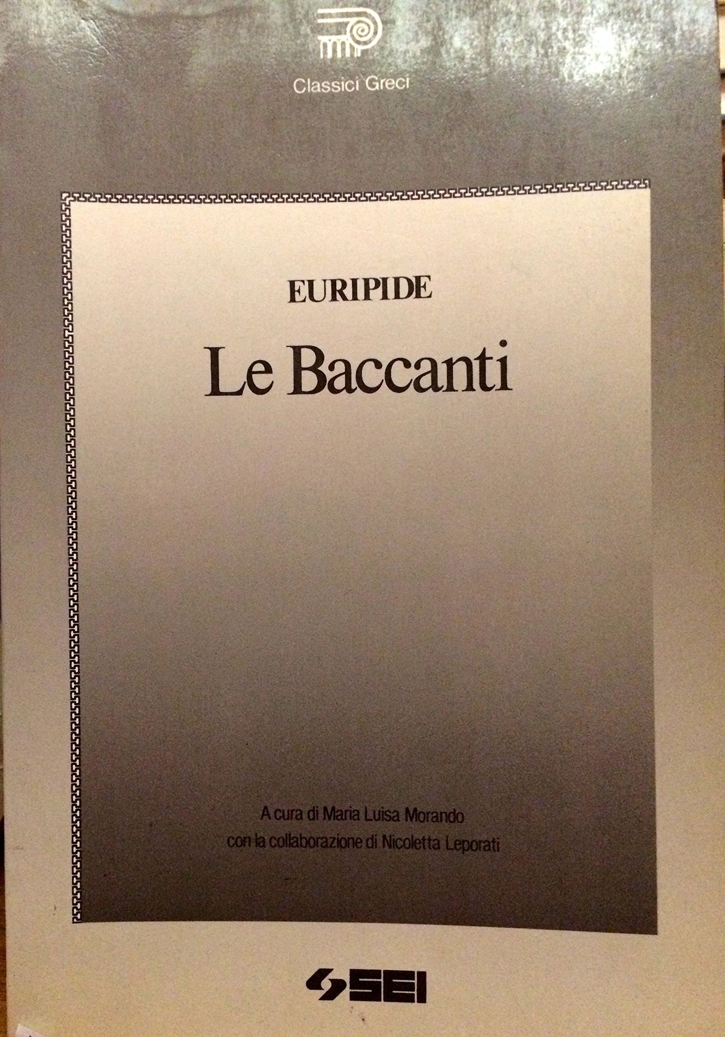 LE BACCANTI