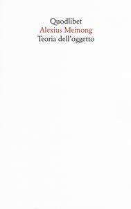 TEORIA DELL'OGGETTO